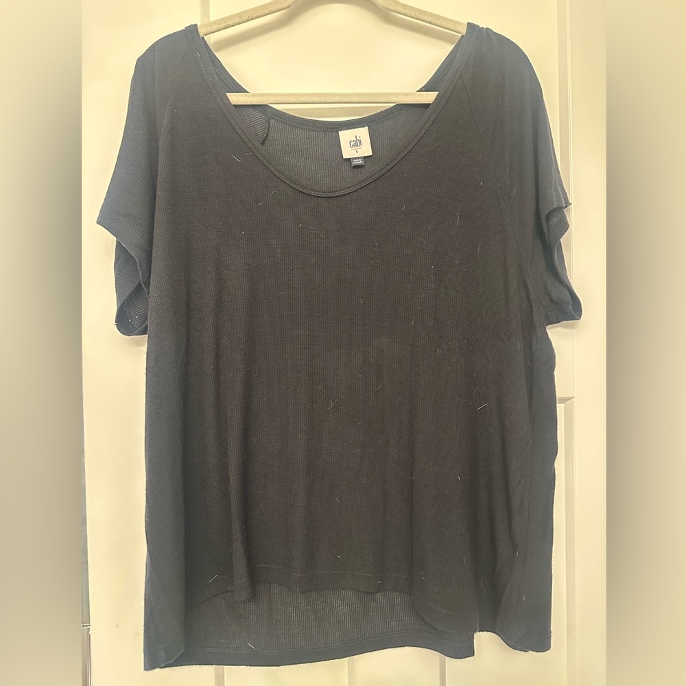 CAbi Women's Charcoal Short Sleeve Tee